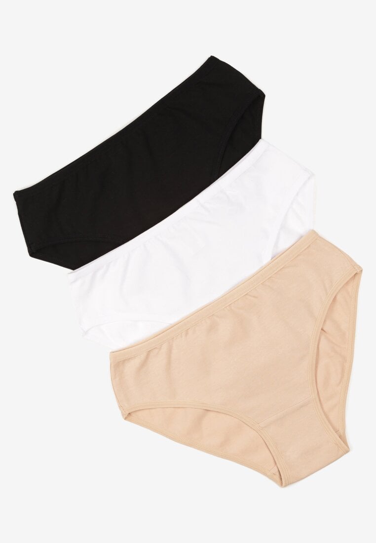 Chiloți din bumbac Multicolori Set de 3 în Stil Clasic Fezian