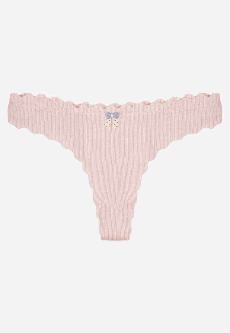 Chiloți String Roz deschis Reiat din Bumbac Ilweda