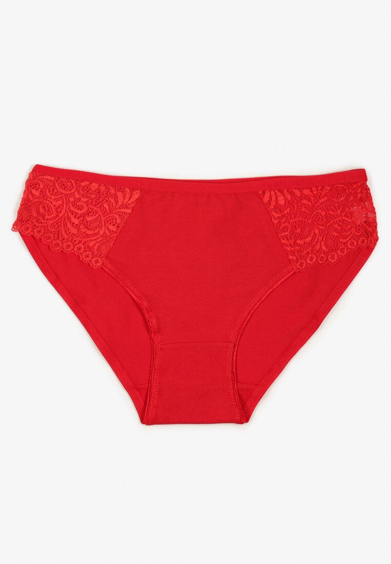 Chiloți Slip Roșii din Bumbac cu Croială Clasică Venalice