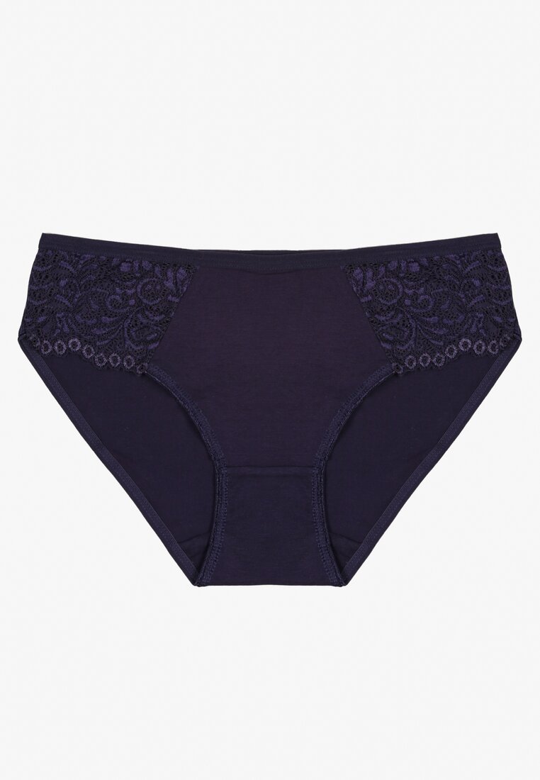 Chiloți slip Bleumarin din bumbac cu croi clasic Venalice