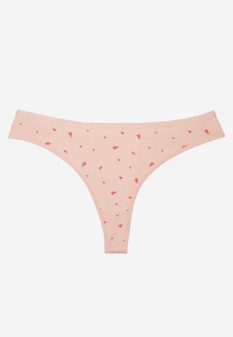 Chiloți Roz deschis Strongi cu Imprimeu Mărunt cu Bumbac Clymeine