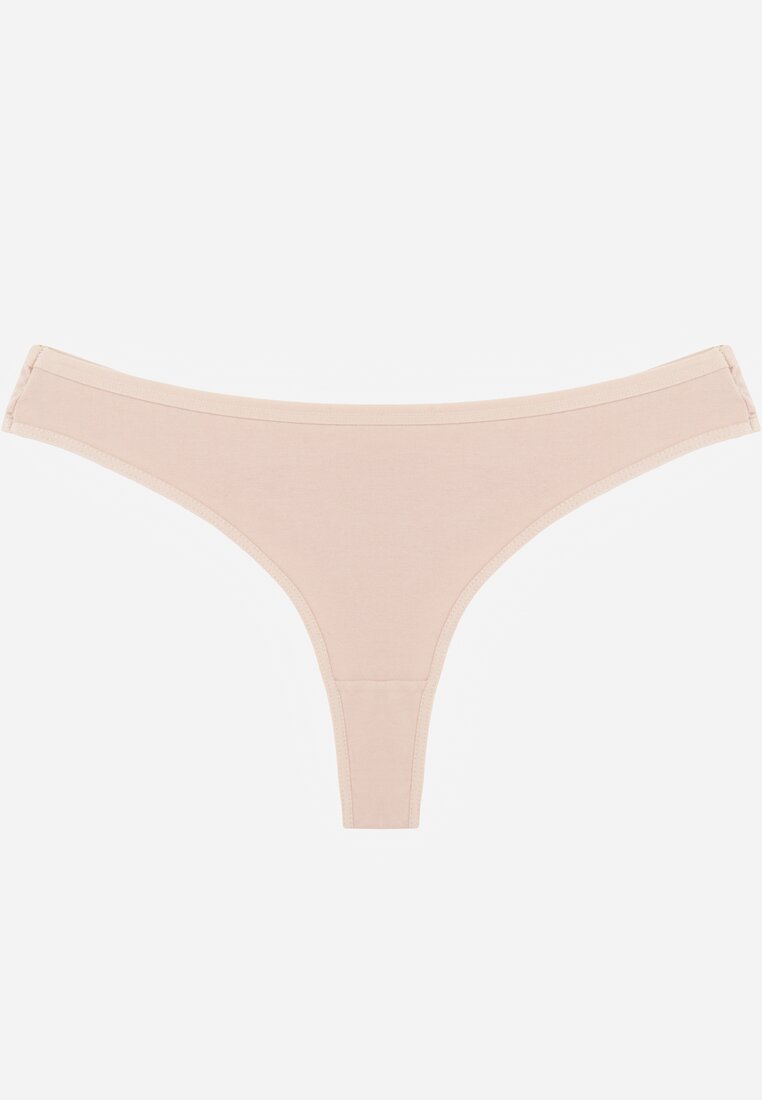 Chiloți String Bej Netede din Bumbac Chrysile