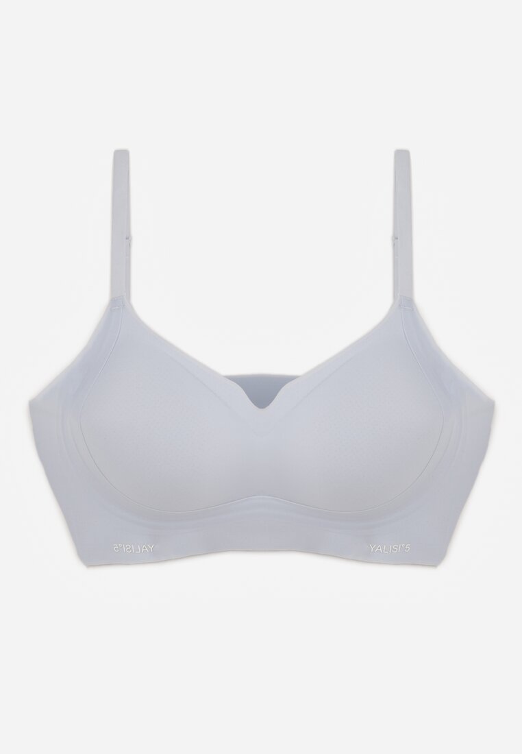 Sutien Elastic Fără Cusături Fără Sârmă Albastru Edaelia