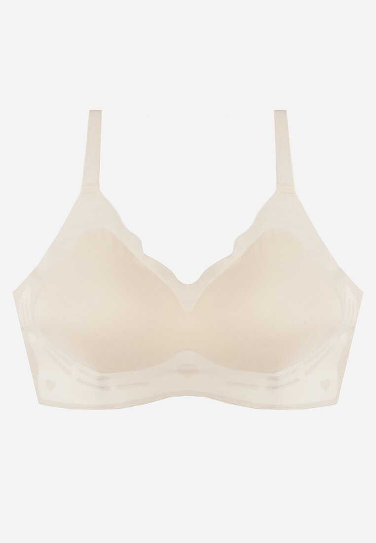 Sutien Bej deschis Fără cusături Căptușit Fără armătură Zeritha