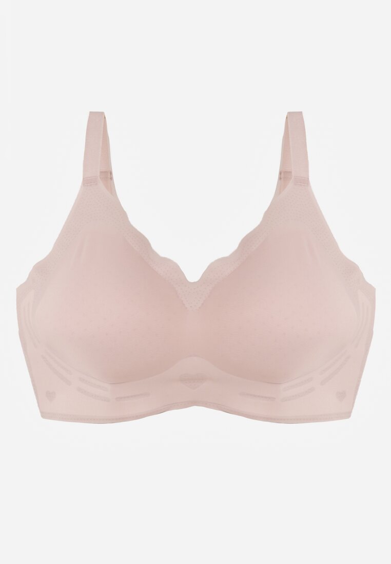 Sutien Roz deschis Fără cusături Cu întărire Fără sârme Zeritha