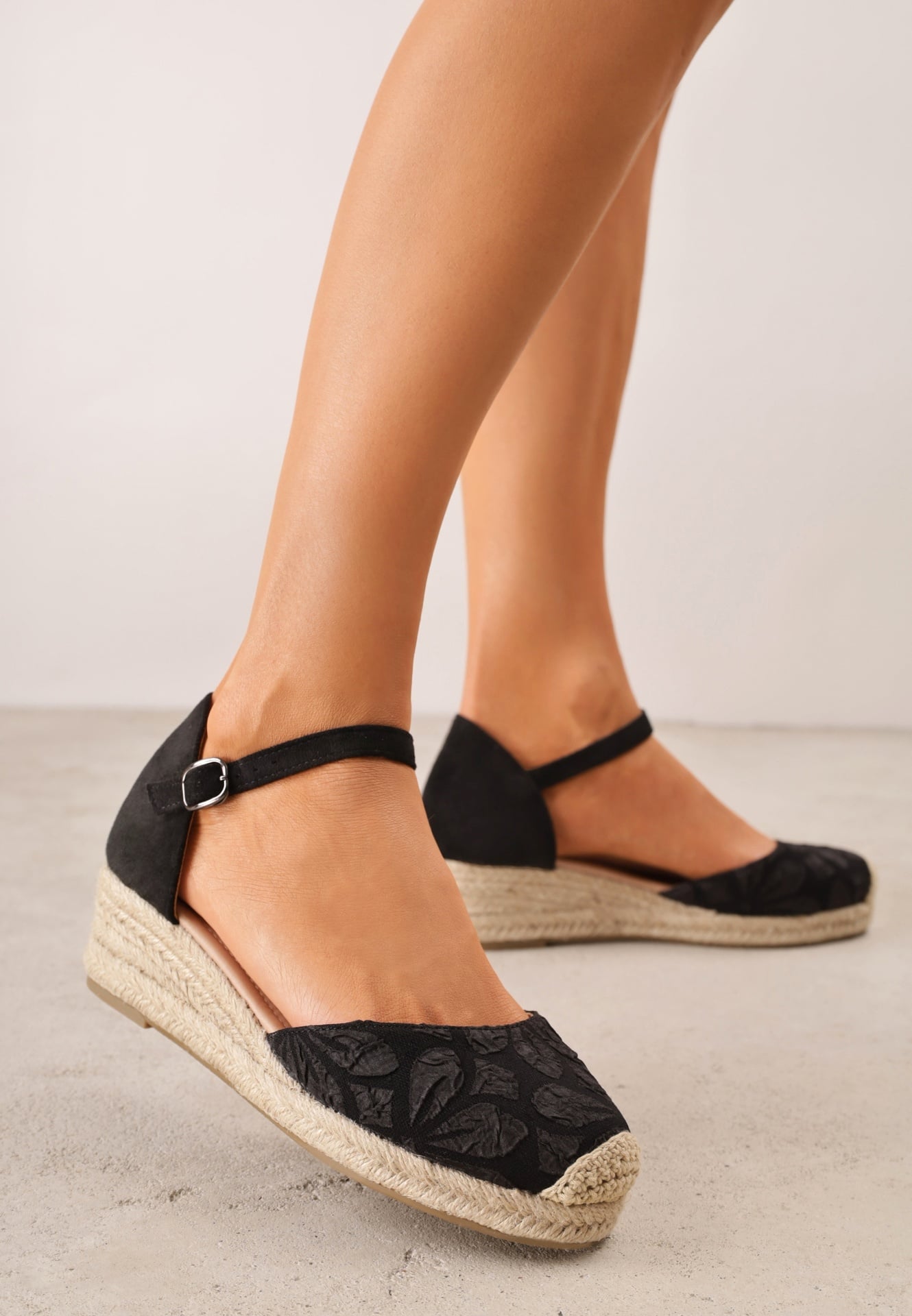 Sandale Negre cu bej