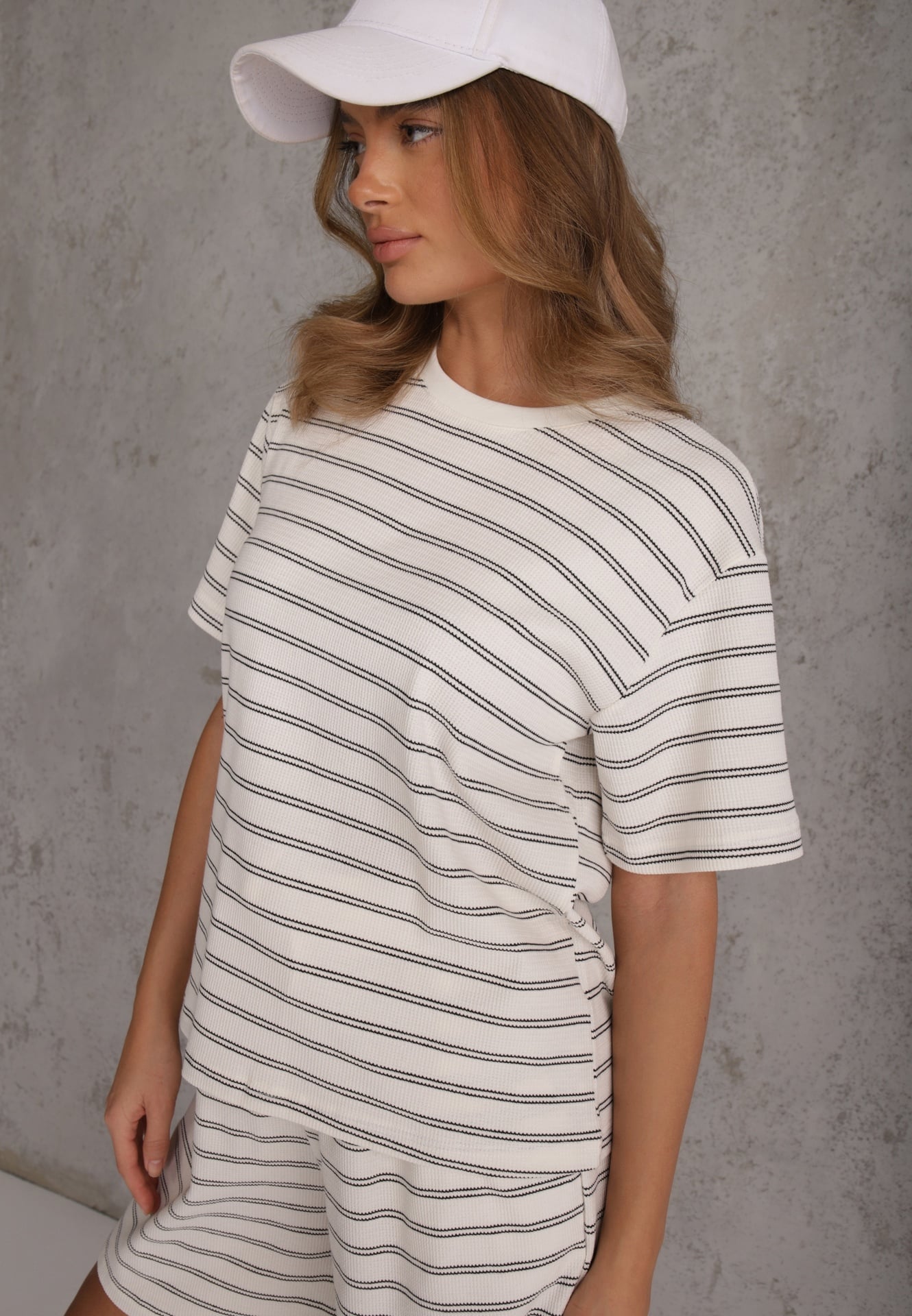 T-shirt Zhatina Guinelyn Nautida Negru cu alb