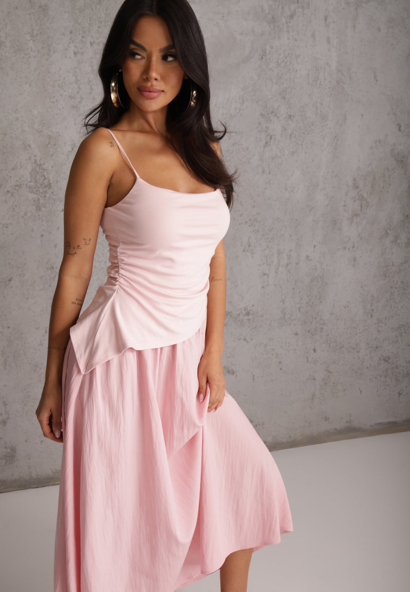 Rochie Petimelle Roz