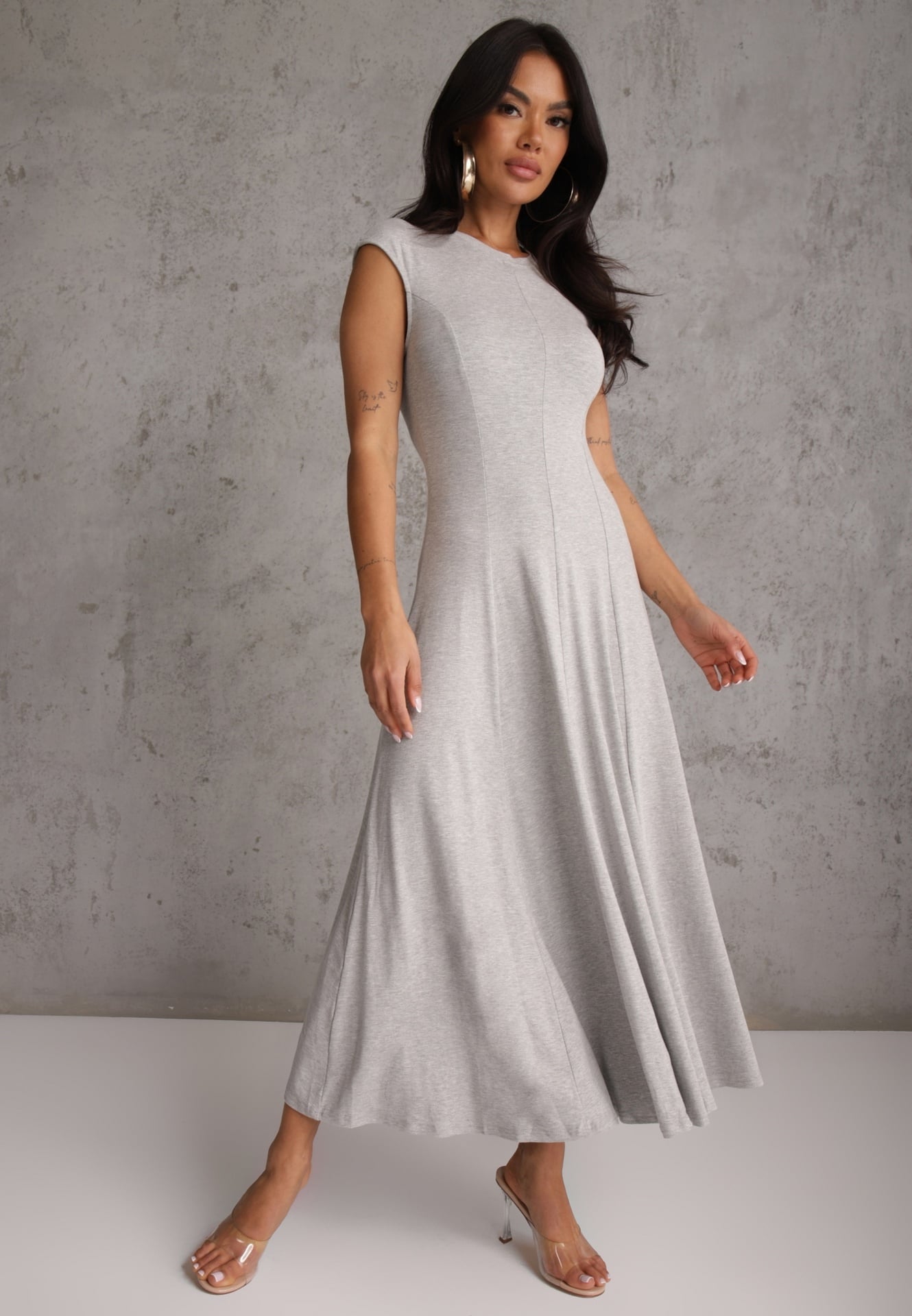 Rochie Portulaca Gri