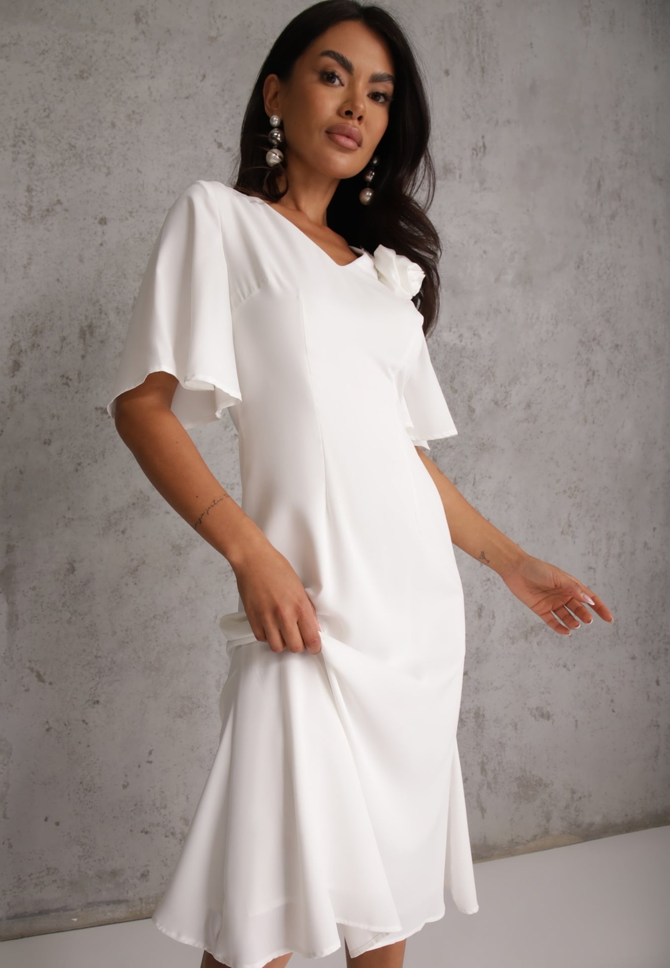 Rochie Themira Albă