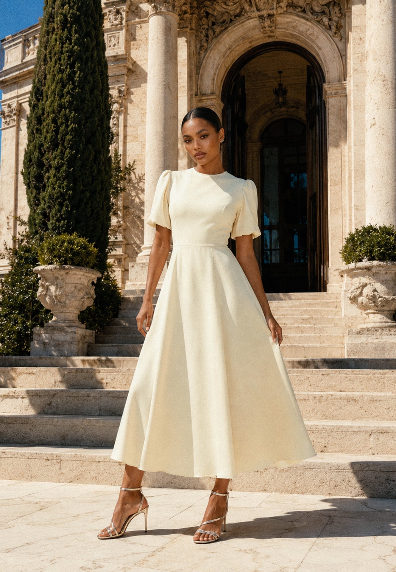 Rochie Nessesha Galbenă