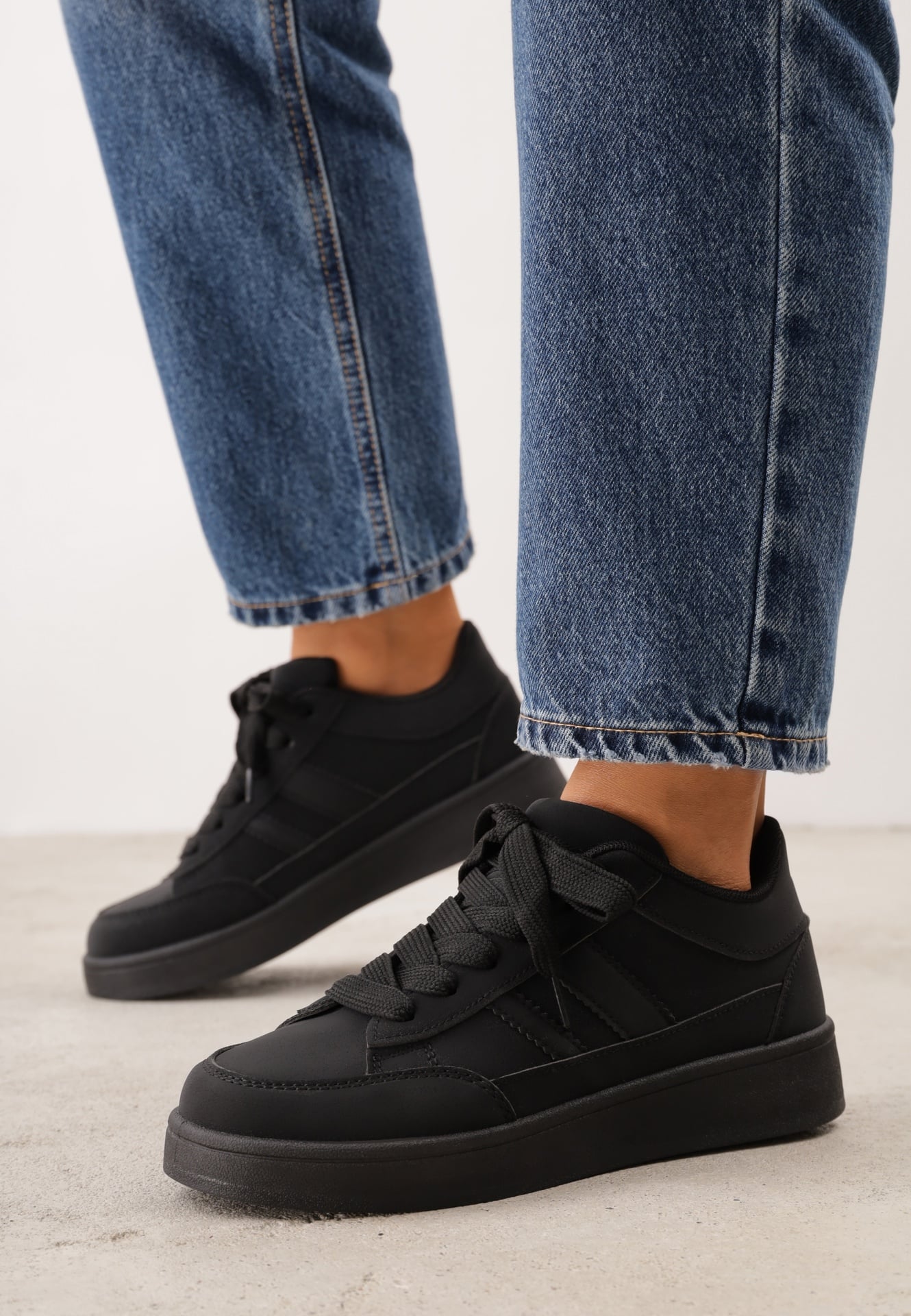 Sneakers Basic cu dungi laterale Adila Negri