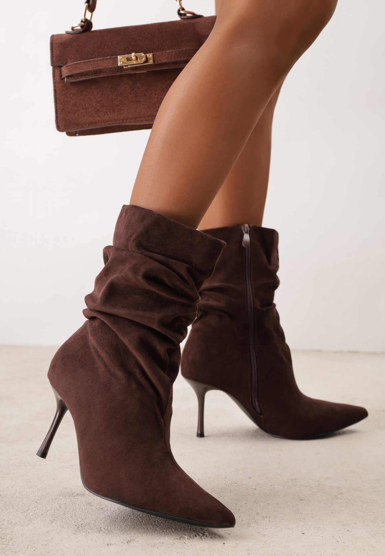 Botine Lillya Cassanra Bej Maro