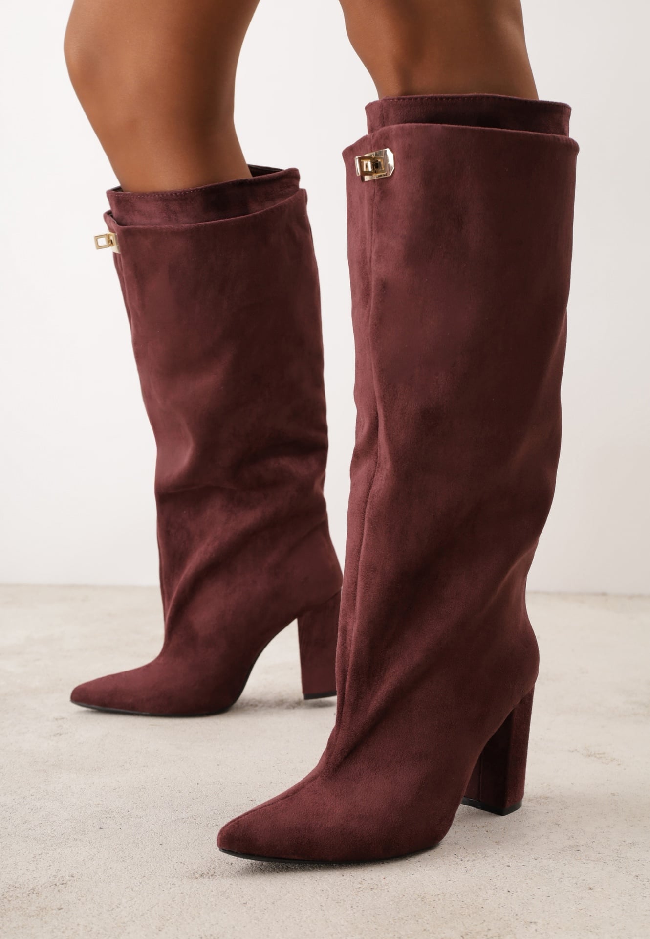 Cizme Afissa Bordo