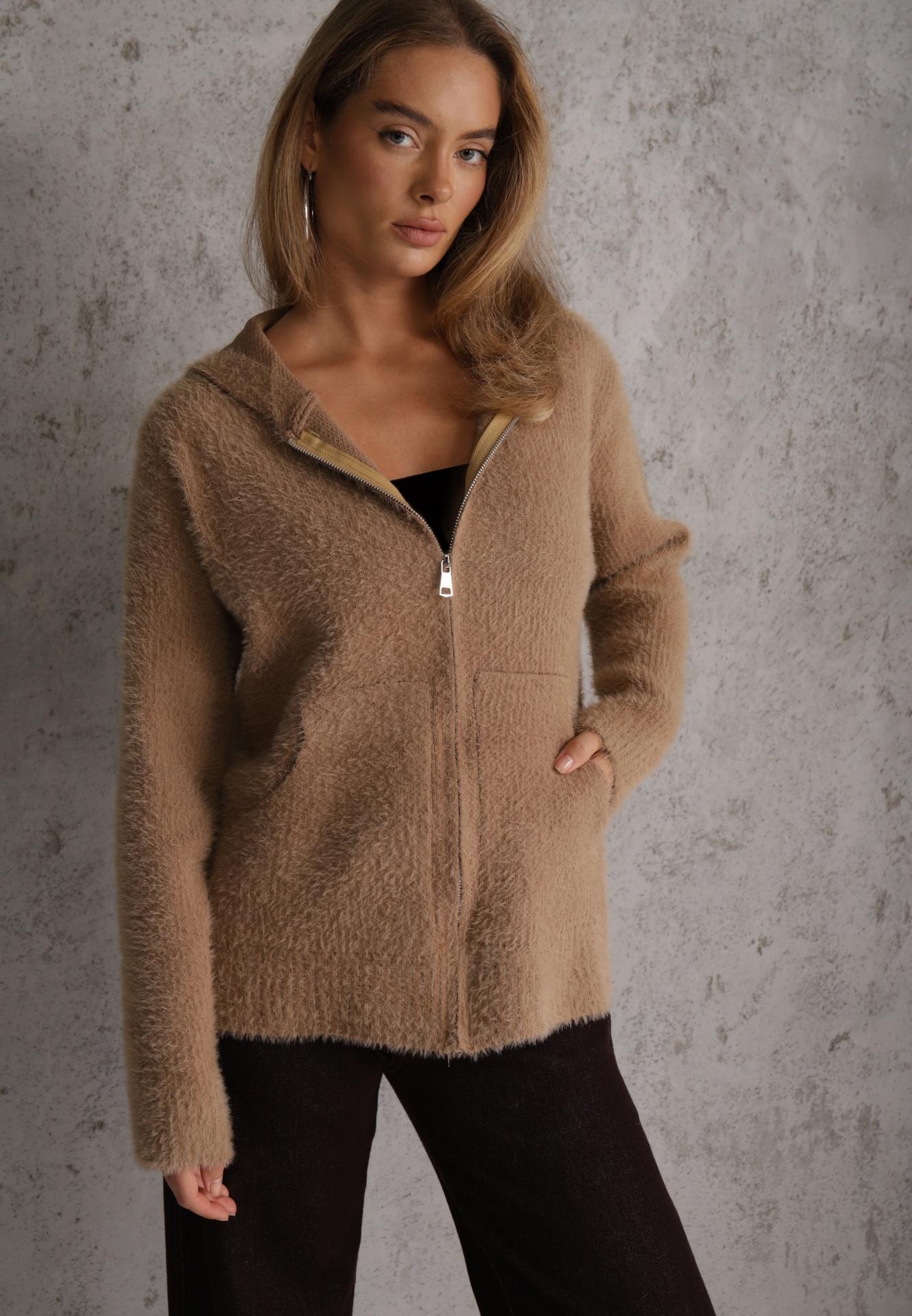 Cardigan Sativi Bej închis