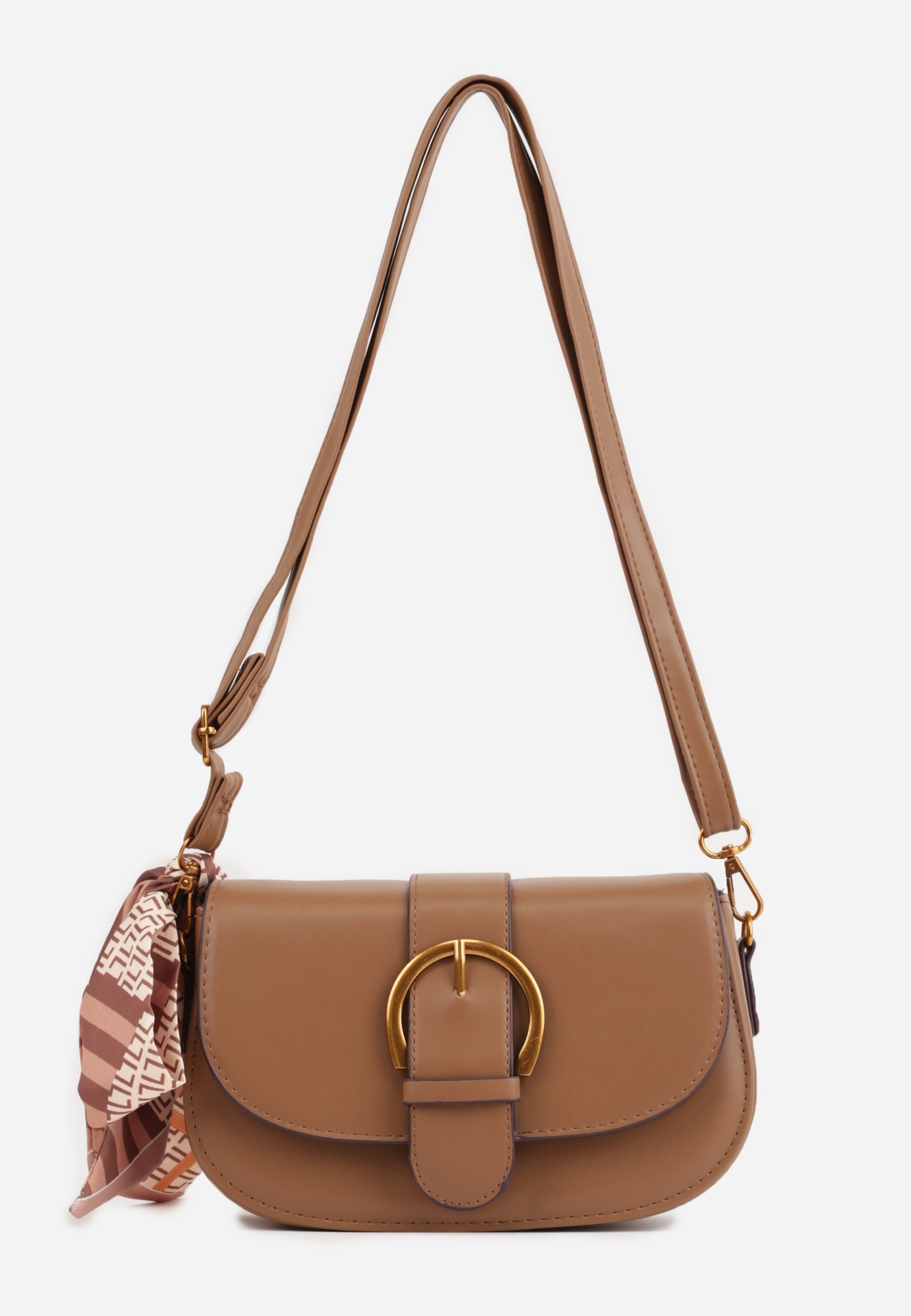 amasaya Geantă crossbody cu clapă, cataramă decorativă în stil retro și