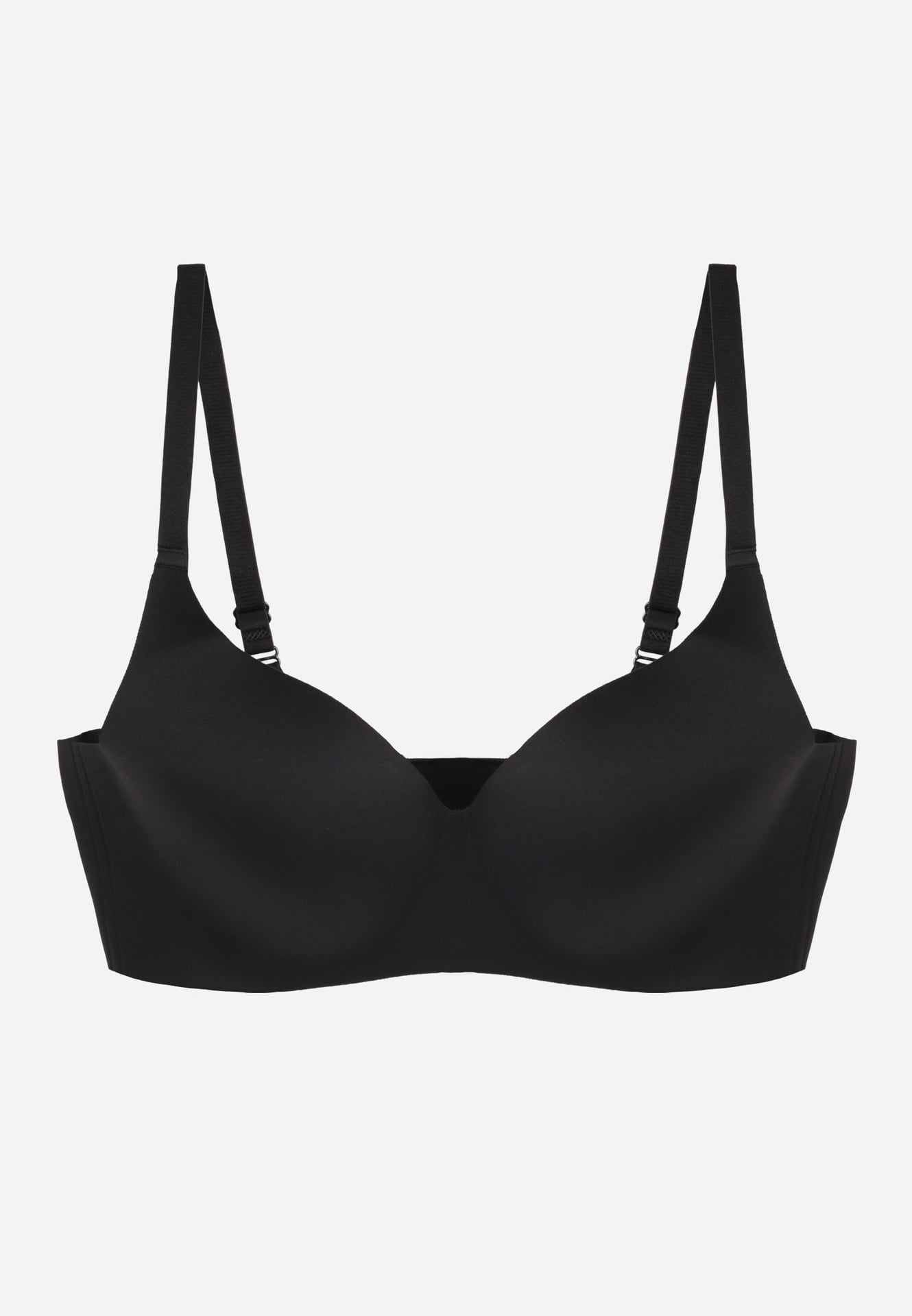 Sutien Basic minimalist fără sârmă simplu Isealea Negru
