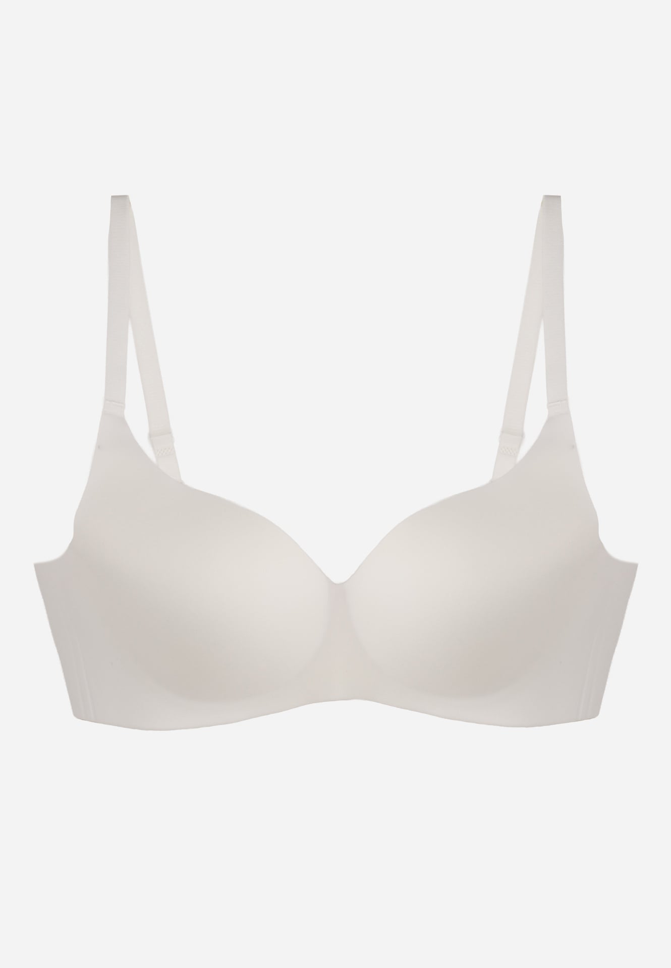 Sutien Basic minimalist fără sârmă simplu Isealea Alb