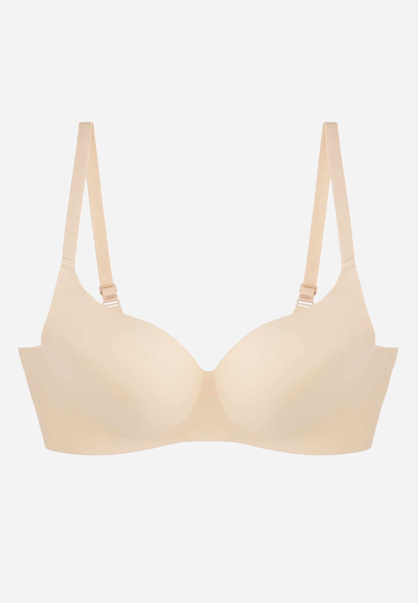 Sutien Basic minimalist fără sârmă simplu Isealea Bej