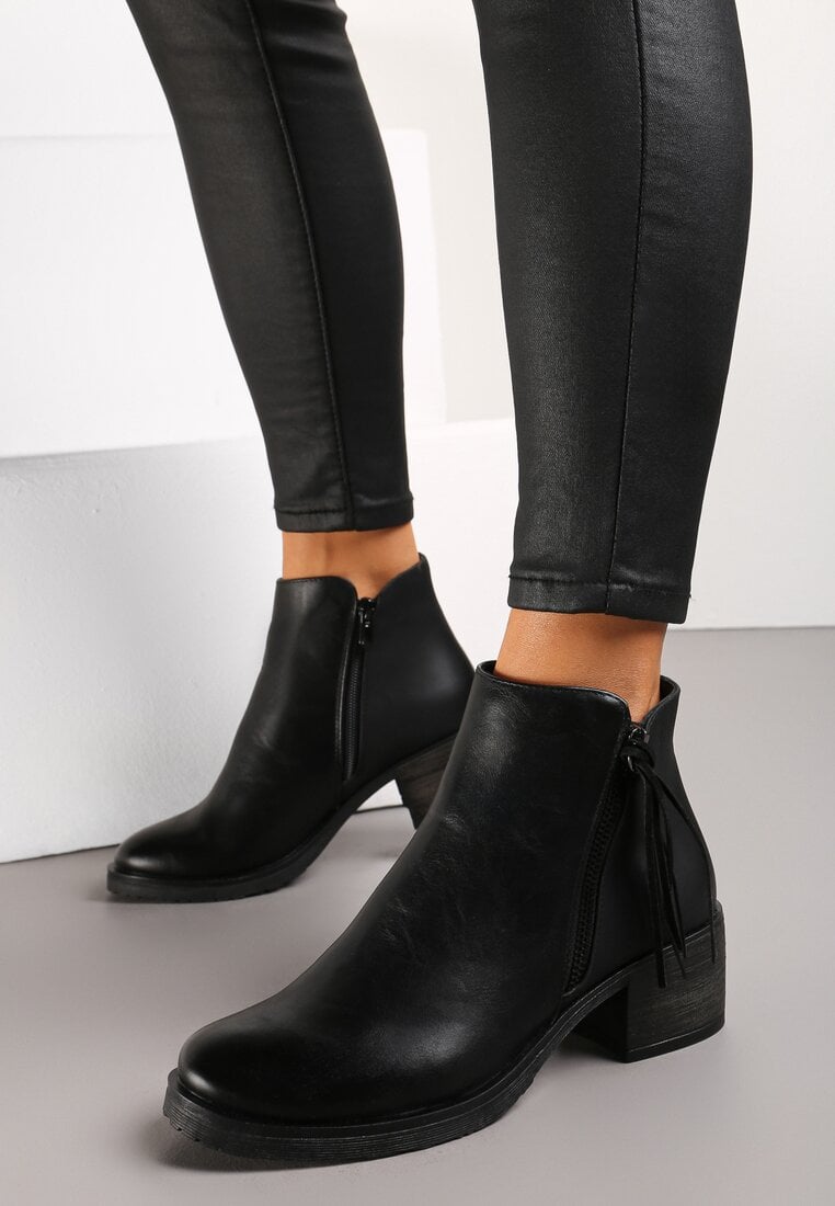 Botine Negre Vices Crash