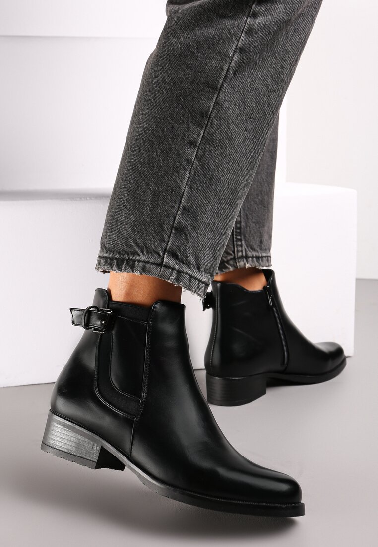 Botine Negre Density