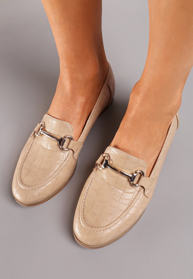 Mocasini bej Barnard