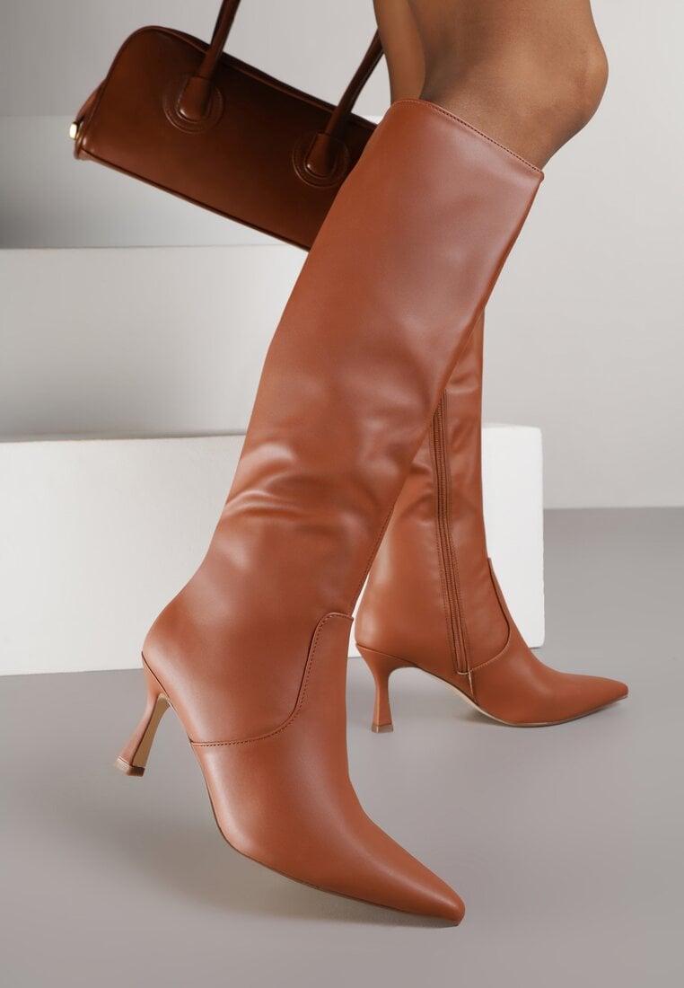 Cizme Maro Vices cu toc stiletto în stil clasic Izalea