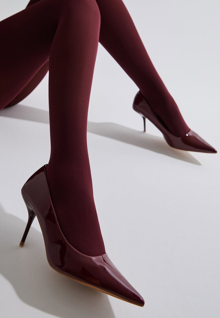 Pantofi stiletto Bordo Lăcuite Vices cu vârful ascuțit Etavia