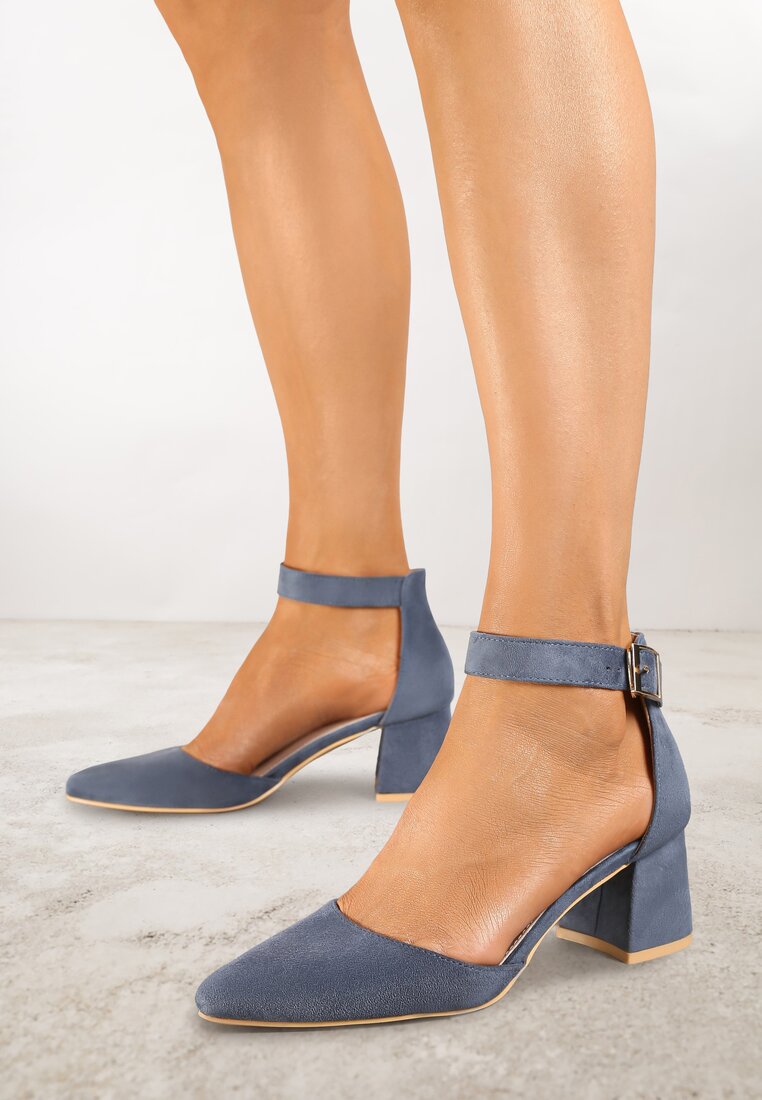 Pantofi cu toc Eveliri Albaștri