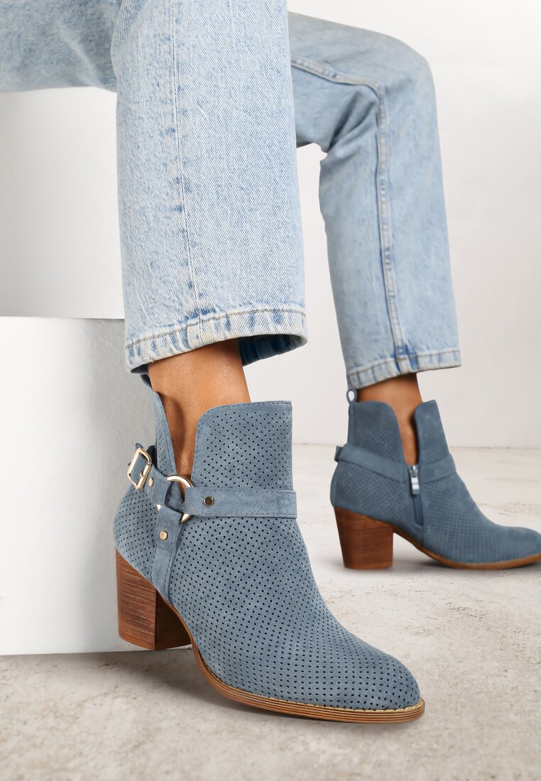 Botine Falfedi Albastre