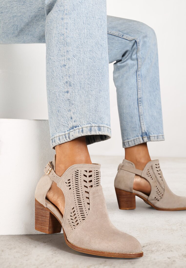 Botine Isfedi Bej deschis