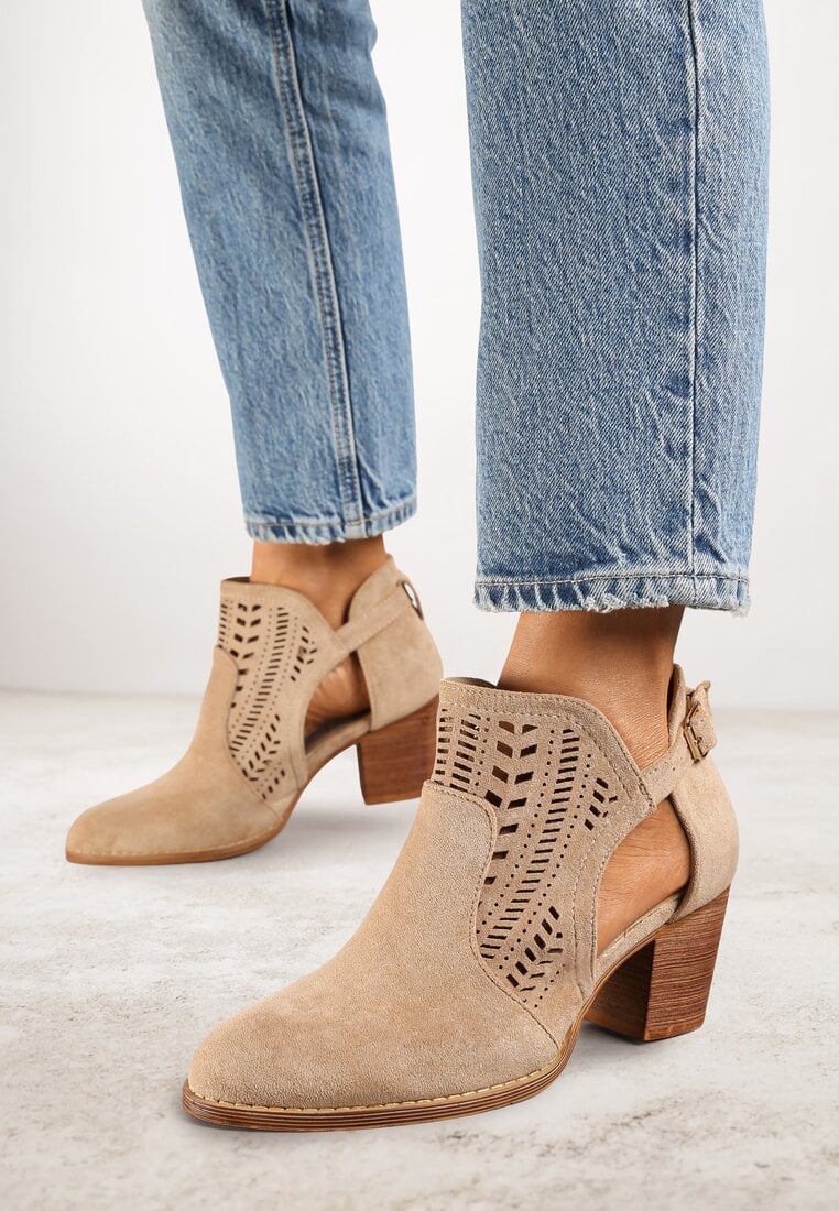 Botine Isfedi Bej închis