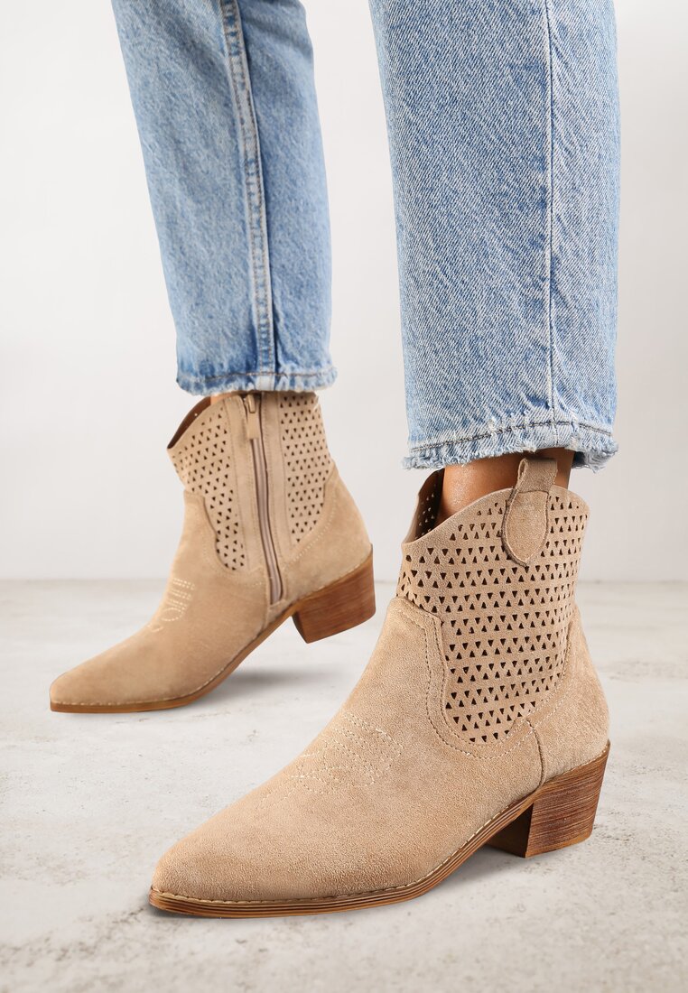 Botine Elfedi Bej închis