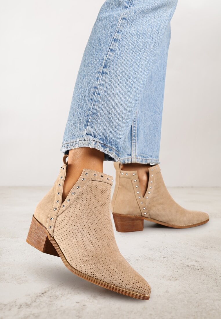 Botine Borfedi Bej închis