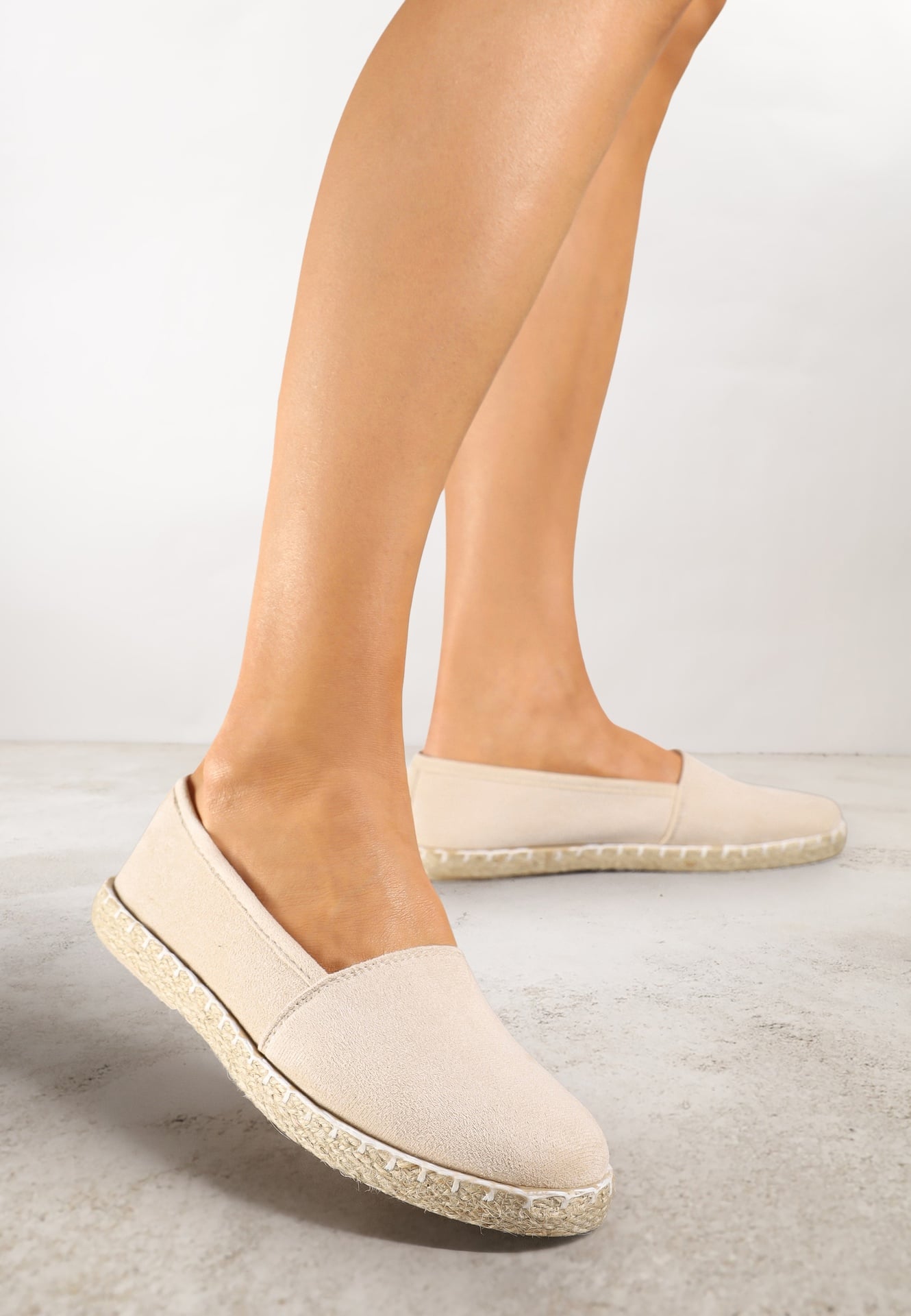 Espadrile Bej Vices pe Talpă Decorată cu Împletitură Sesoriela