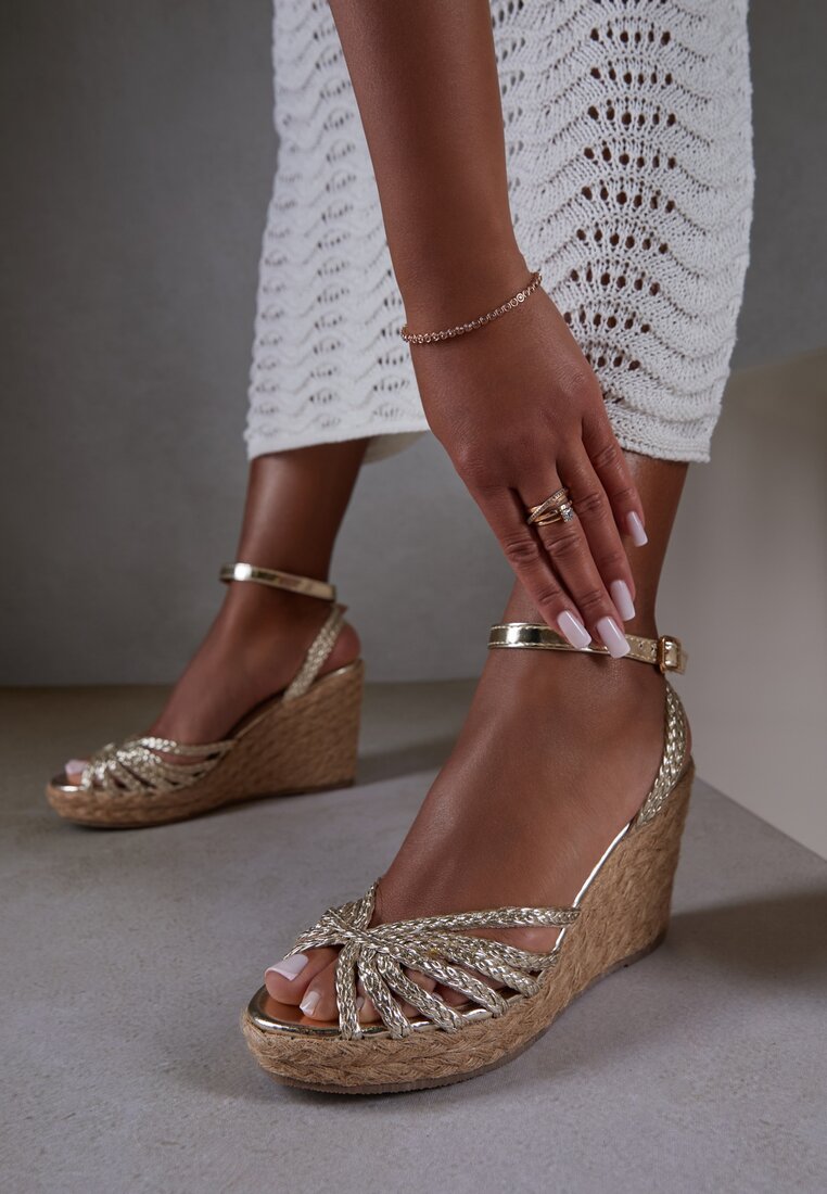 Sandale Aurii Vices pe Pană cu Împletitură Neolianea