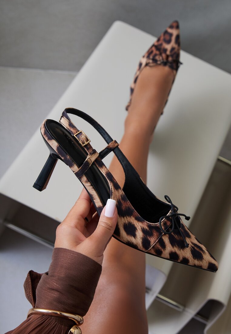 Sandale panteră Vices cu fundă Terozia