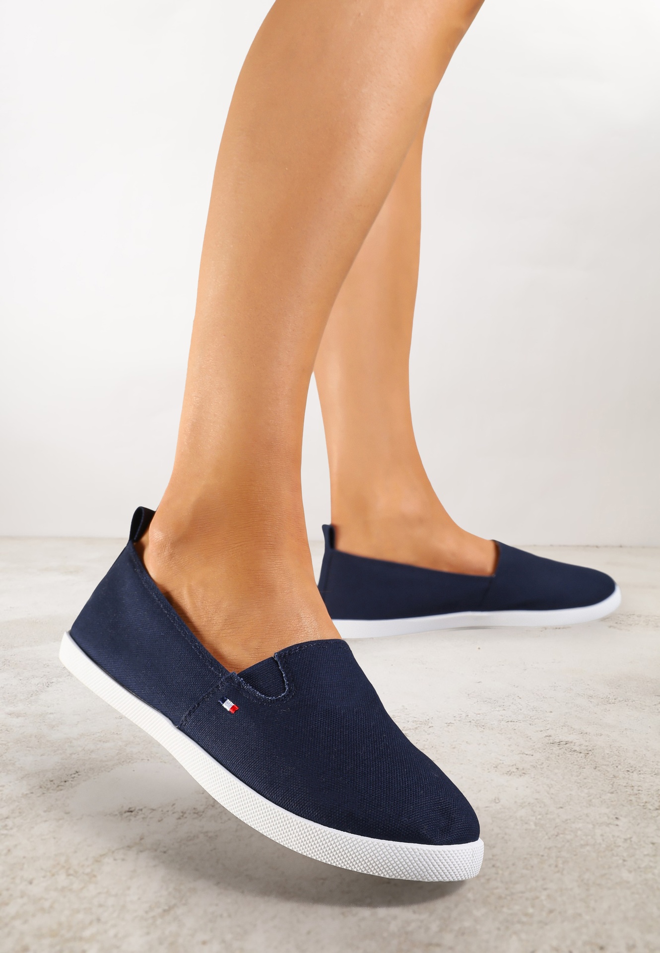 Tenisi Bleumarin Vices Basic cu elastice textile Aretela