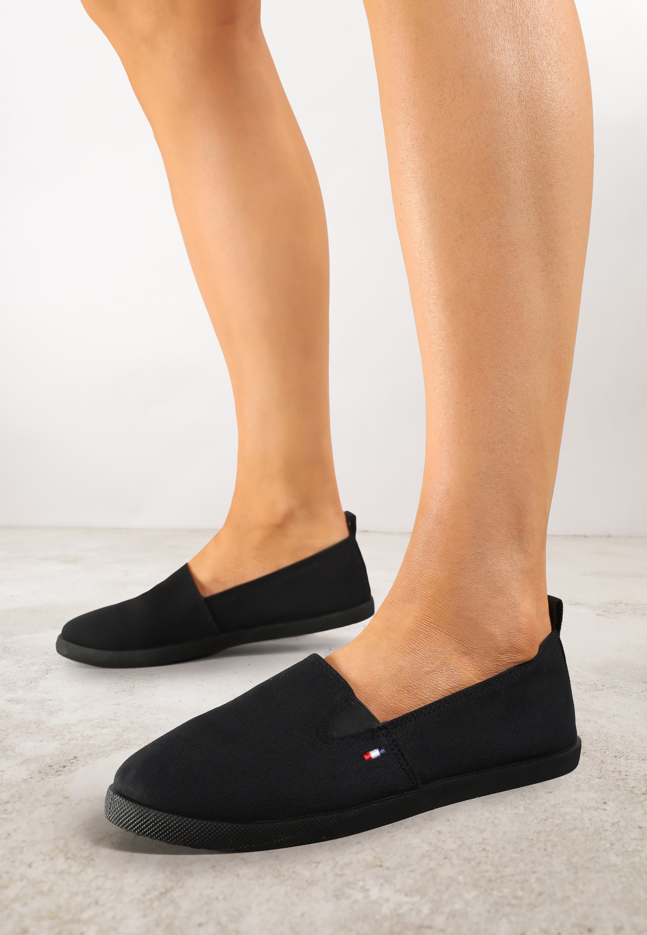 Teniși Negri Vices Basic cu benzi elastice textile Aretela