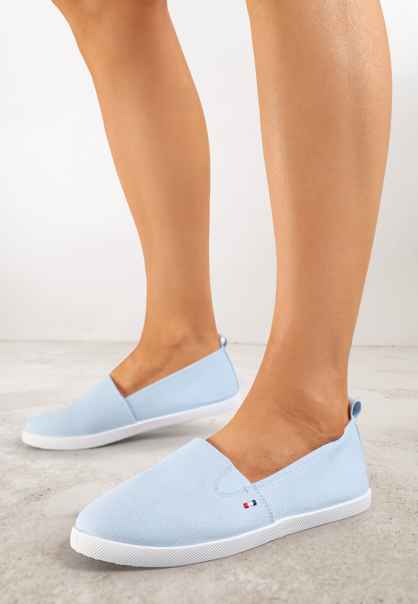 Tenisi Albastru deschis Vices Basic cu benzi elastice din material Aretela