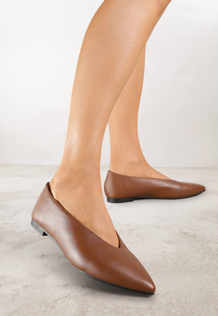 Balerini Maro Vices cu Brant din Piele Naturală în Stil Clasic Nalivee