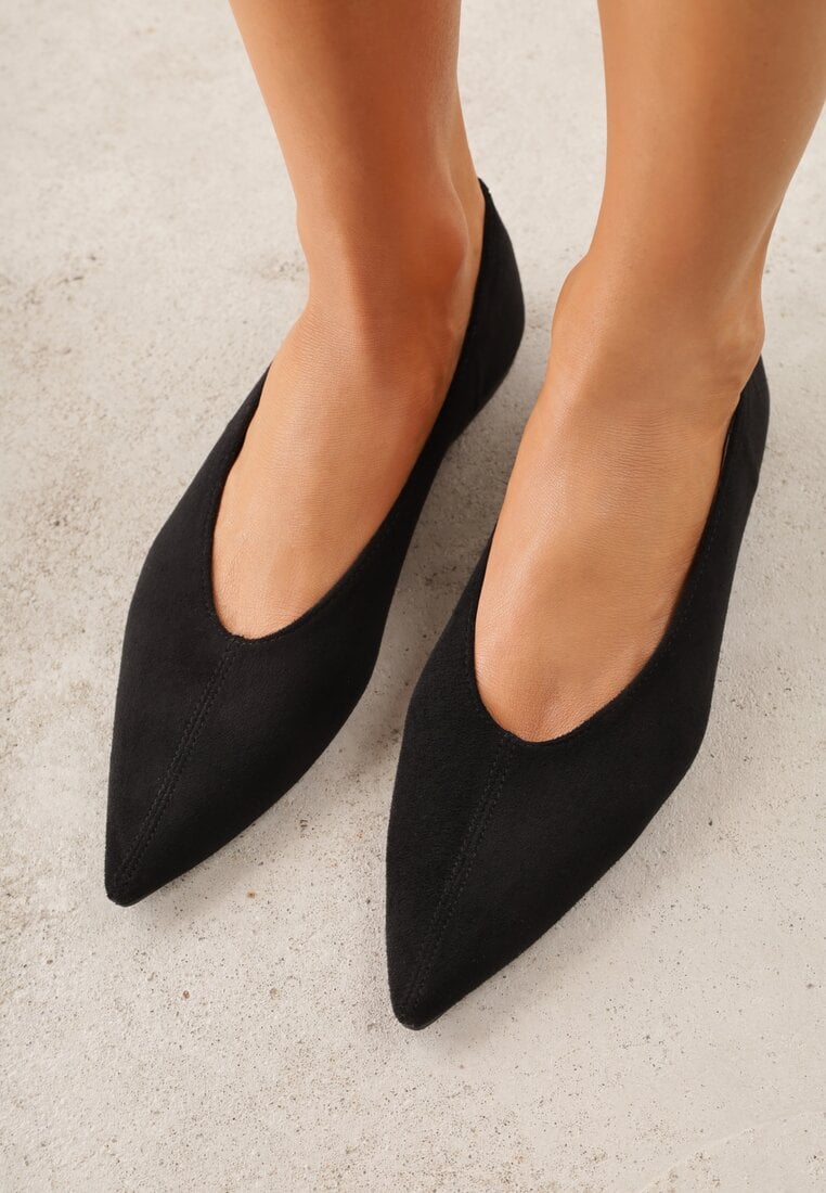 Balerini Negri Clasici Vices cu vârf ascuțit Farrie