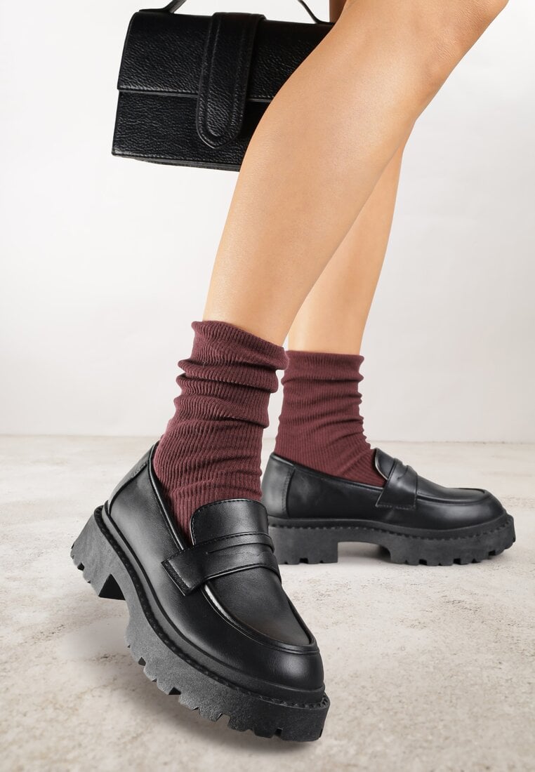 Mocasini Negri Vices pe Platformă Dionela