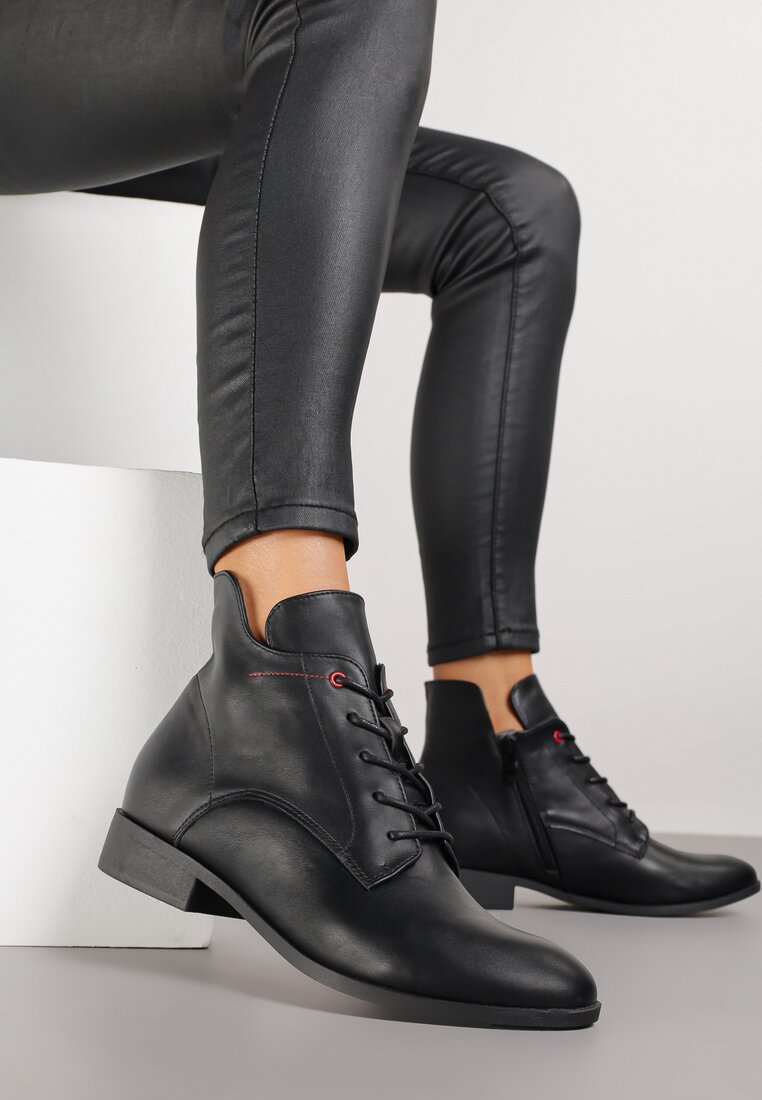 Botine Ghete Negre Vices Miova