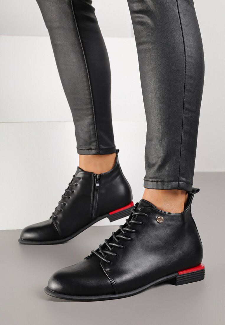 Botine Negre Vices Ghete Aliff