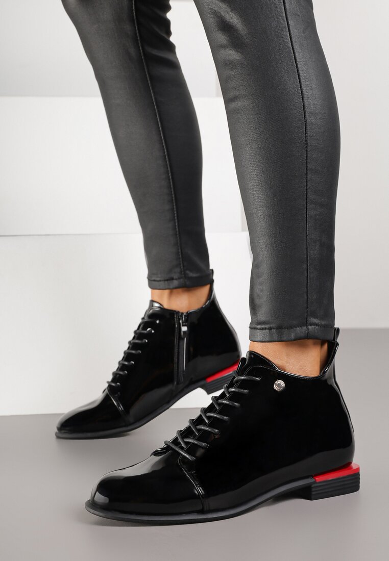 Botine Negre Vices Ghete Aliff