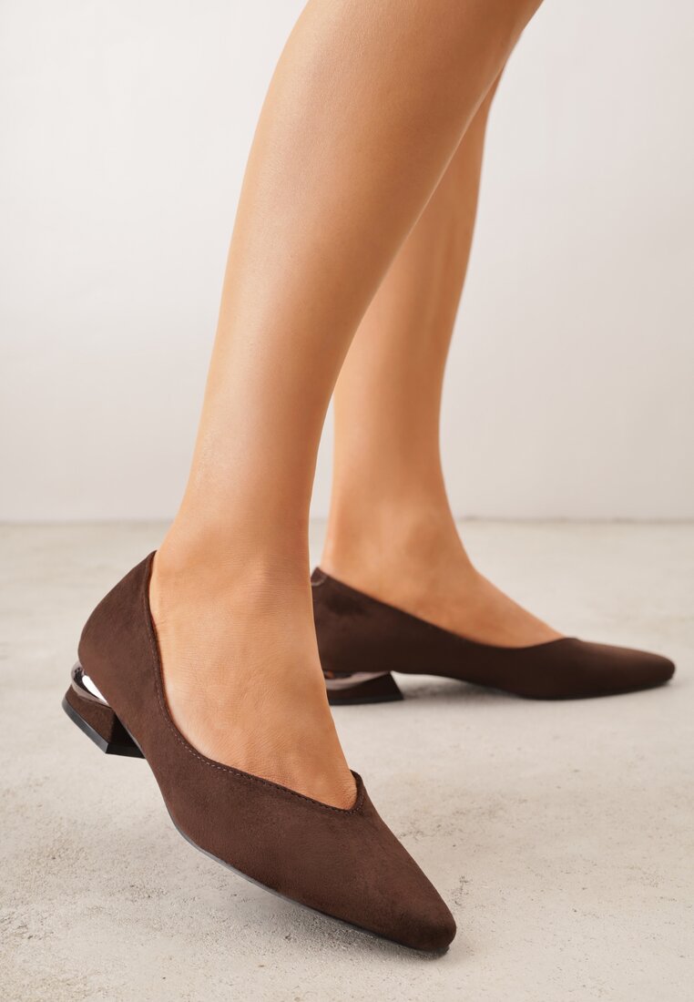 Pantofi stiletto Maro Vices cu Brant din Piele pe Toc Decorativ Delvila