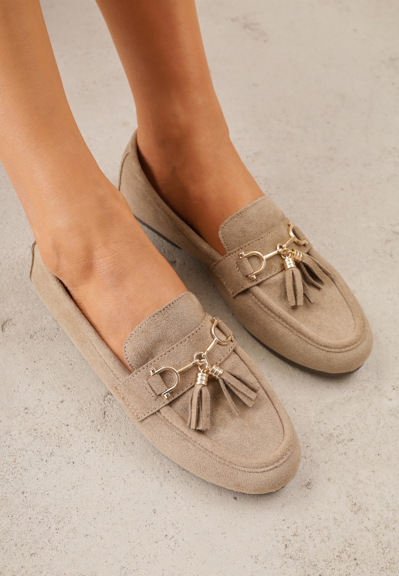 Mocasini Nereinelle Bej închis