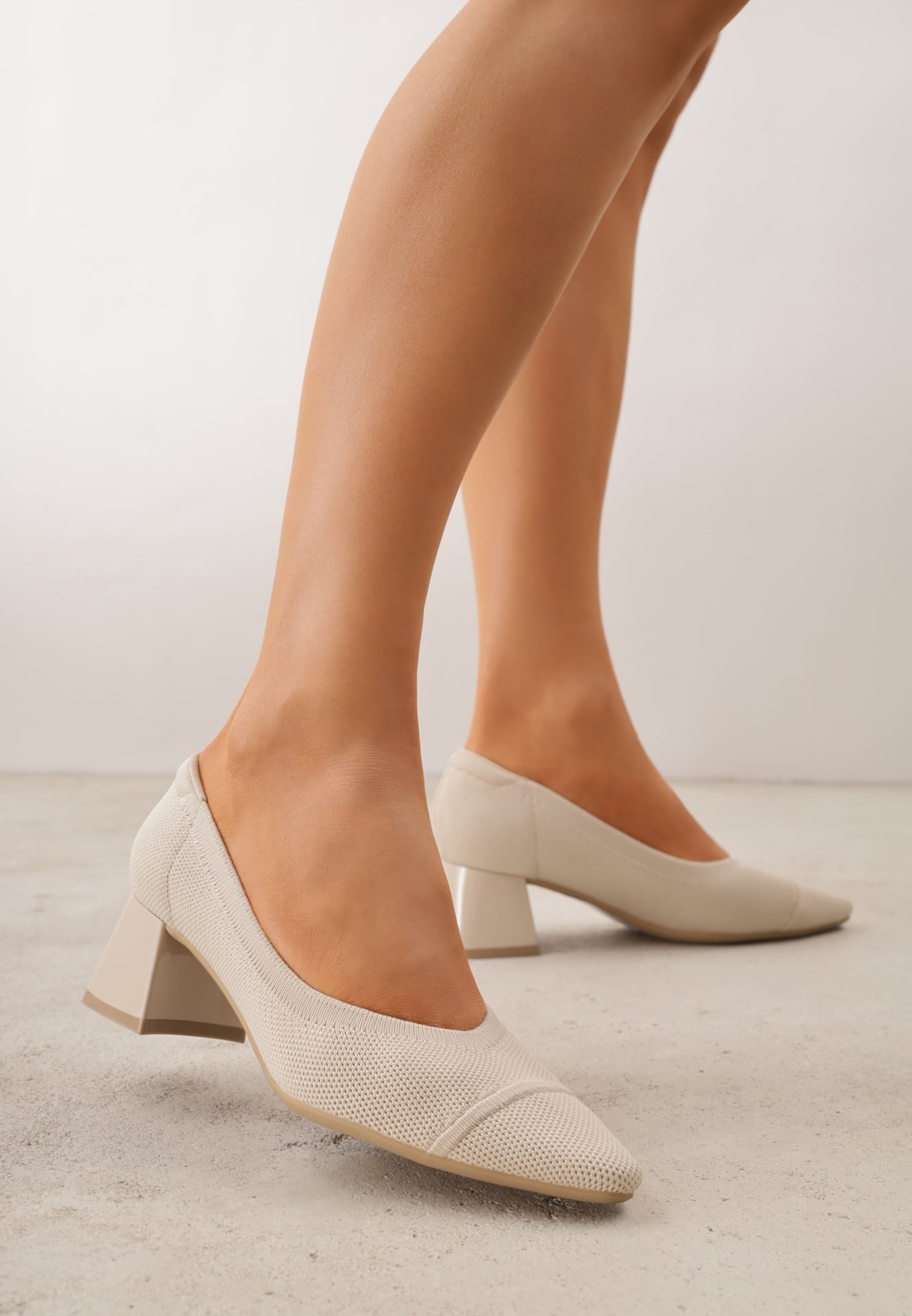 Pantofi cu toc Zaehira Bej