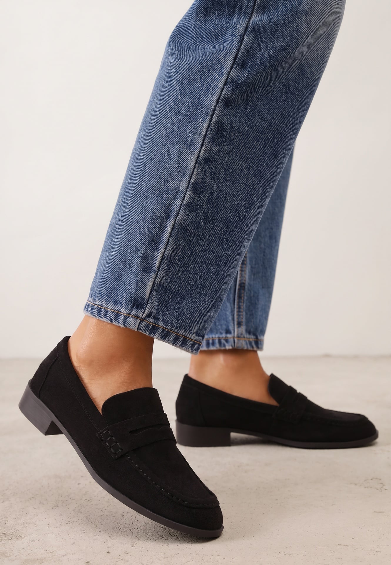 Mocasini cu design minimalist și branț din piele Filsa Bej închis Maro Negri